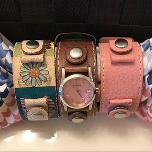 Fossil Watch w/ 2 additional bands